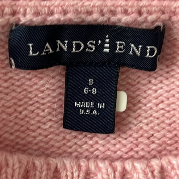 🎀Lands’ End Classic Crewneck Sweater 6-8 - Picture 5 of 12